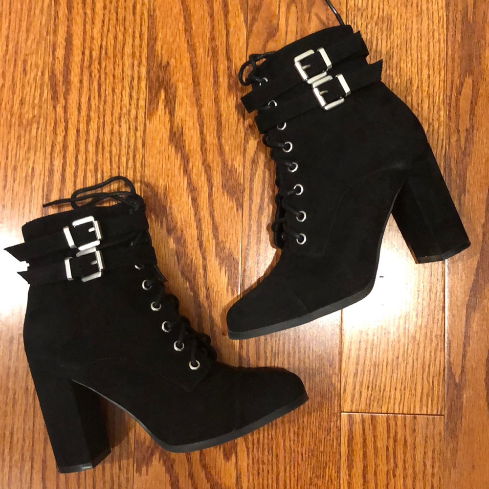 Steve Madden Suede Heeled Booties
